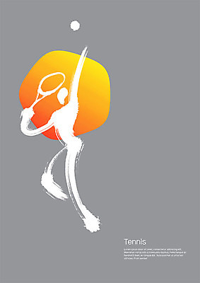 전신 PSD 스포츠 일러스트 캘리그라피 모션 붓터치 한명 사람 성인 운동 주황색 회색 테니스 번짐 테니스선수 국내일러스트 1 컬러 운동선수 건강 구기 파일형식 효과