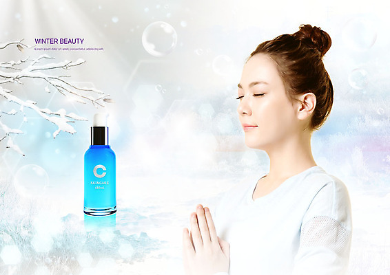 PSD 편집이미지 여자 겨울 눈꽃 한명 사람 상반신 20대 성인 옆모습 뷰티 눈감음 화장품 한국인 물방울 나뭇가지 명상 피부관리 성인여자한명만 이미지편집 나무 1 계절 뷰포인트 모션 눈_날씨 동양인 청년 여자한명만 성인여자만 파일형식