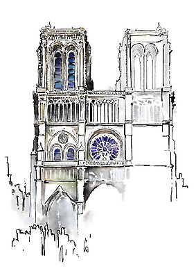 PSD 건축물 건축 여행 고건축 일러스트 캘리그라피 유럽건축 붓터치 사람없음 건물 번짐 국내일러스트 서양건축 파일형식 효과