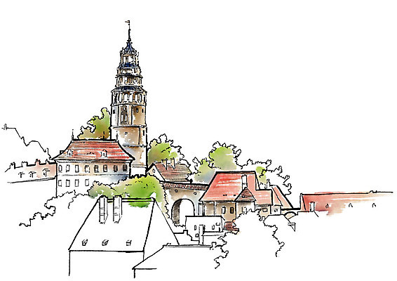 PSD 건축물 건축 여행 고건축 일러스트 캘리그라피 지붕 붓터치 주택 사람없음 건물 마을 번짐 국내일러스트 파일형식 효과