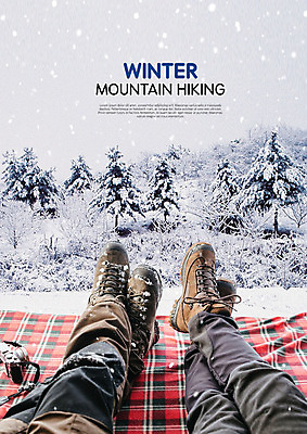 PSD 편집이미지 커플 여자 남자 겨울 눈꽃 사람 앉기 20대 성인 두명 앞모습 신체부위 등산 하이킹 하반신 눈 다리 담요 등산화 겨울산 성인만 눈덮임 이미지편집 자연요소 계절 뷰포인트 신발 컨셉 관계 모션 레저 날씨 산 눈_날씨 청년 트래킹 등산용품 파일형식