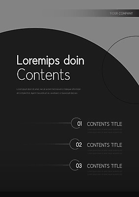 템플릿 내지 사람없음 검은색 회색 원형 프레젠테이션 문서템플릿 서식 레이아웃 문서 제안서 목차 이미지템플릿 AI파일 도형 컬러 파일형식 벡터