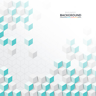 모양 디자인 백그라운드 패턴 일러스트 추상 사람없음 블록 공간 회색 흰색 입체 그라데이션 민트색 스타일 국내일러스트 AI파일 컬러 무늬 파일형식 벡터