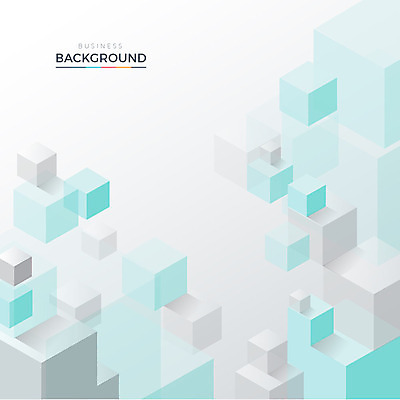 모양 디자인 백그라운드 패턴 일러스트 추상 사람없음 블록 공간 회색 입체 정사각형 민트색 스타일 국내일러스트 AI파일 도형 컬러 무늬 파일형식 벡터