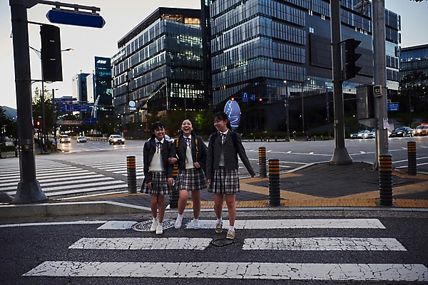 포토 JPG 전신 여학생 여자 교복 중학생 청소년 대화 웃음 사람 야외 앞모습 10대 세명 친구 걷기 십대라이프스타일 우정 한국인 횡단보도 즐거움 여중생 힐링 하교 수다 건너기 오후 십대여자만 국내포토 학생 라이프스타일 옷 감정 뷰포인트 관계 모션 표정 말하기 동양인 보행로 등하교 여자만 십대만 파일형식