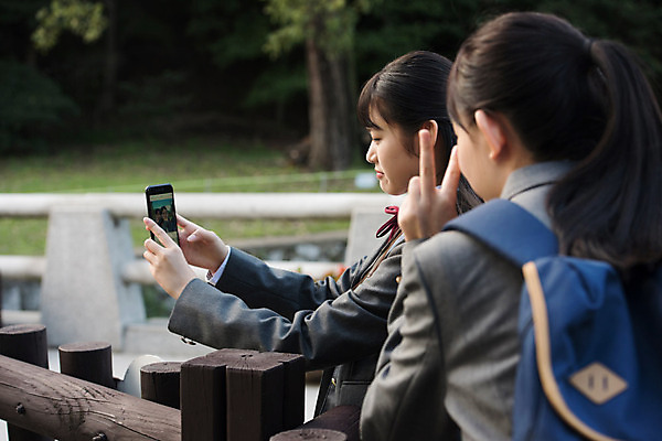 포토 JPG 주간 학생 공원 여학생 여자 교복 중학생 청소년 책가방 미소 사람 상반신 야외 옆모습 뒷모습 10대 세명 친구 스마트폰 십대라이프스타일 우정 한국인 셀프카메라 여중생 브이 힐링 십대여자만 국내포토 자연요소 라이프스타일 옷 공공시설 뷰포인트 가방 관계 표정 동양인 손짓 핸드폰 스마트기기 사진촬영 여자만 십대만 파일형식