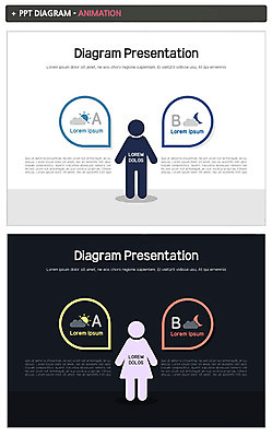 구름 템플릿 여자 남자 말풍선 사람모양 사람없음 태양 비교 초승달 PPT 프레젠테이션 문서템플릿 문서 애니형PPT 이미지템플릿 자연요소 모양 컨셉 사람 달 파일형식