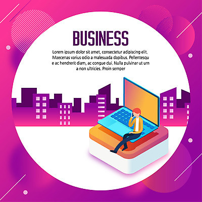 전신 남자 일러스트 비즈니스 한명 사람 앉기 빌딩 성인 노트북 보라색 도시 비즈니스맨 원형 도심 자주색 스마트 통화 그라데이션 아이소메트릭 사선무늬 성인남자한명만 국내일러스트 AI파일 도형 1 컬러 컨셉 모션 건물 전자제품 직장인 남자한명만 성인남자만 파일형식 벡터