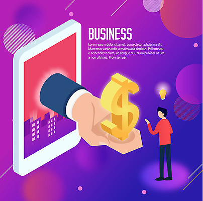 전신 손 남자 돈 일러스트 비즈니스 전구 한명 사람 빌딩 성인 신체부위 스마트폰 달러 보라색 원형 자주색 손내밀기 스마트 아이소메트릭 사선무늬 성인남자한명만 국내일러스트 AI파일 도형 1 컬러 컨셉 손짓 건물 핸드폰 스마트기기 재산 남자한명만 성인남자만 파일형식 벡터