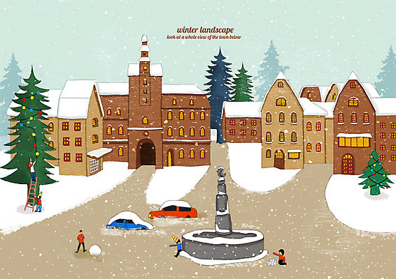 PSD 나무 여자 남자 어린이 겨울 일러스트 자동차 거리 주택 사람 풍경 건물 세명 크리스마스트리 마을 분수대 광장 계절백그라운드 눈싸움 놀기 눈사람만들기 눈내림 어린이만 겨울풍경 눈덮임 겨울배경 국내일러스트 식물 건축물 계절 육상교통 백그라운드 컨셉 크리스마스 모션 눈사람 눈_날씨 싸움 만들기 파일형식