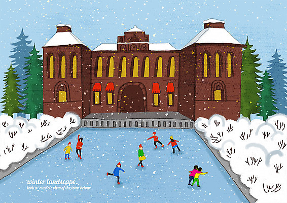 전신 PSD 나무 여자 남자 어린이 포즈 겨울 일러스트 겨울스포츠 주택 눈꽃 사람 풍경 여러명 성인 스케이트 즐거움 계절백그라운드 스케이트장 눈내림 겨울풍경 겨울배경 국내일러스트 식물 계절 감정 스포츠용품 스포츠 다수 백그라운드 스포츠시설 눈_날씨 건물 파일형식