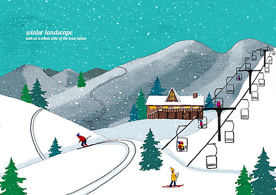 전신 PSD 나무 여자 남자 겨울 일러스트 리조트 스키 스키장 산 사람 풍경 여러명 성인 계절백그라운드 슬로프 스키리프트 눈내림 성인만 겨울풍경 눈덮임 겨울배경 국내일러스트 식물 계절 다수 백그라운드 컨셉 겨울스포츠 눈_날씨 리프트 파일형식