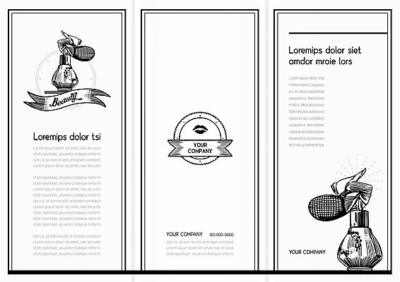 템플릿 표지디자인 북디자인 출판디자인 표지 리플렛 북커버 3단접지 흑백 팜플렛 사람없음 뷰티 세일 향수 입술모양 이미지템플릿 AI파일 모양 촬영기법 화장품 파일형식 벡터