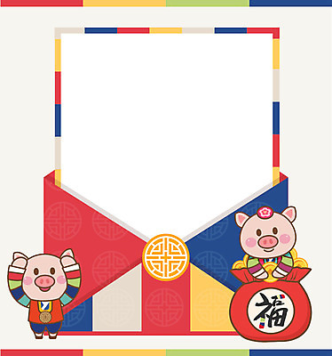 동물 한국전통 두마리 겨울 일러스트 편지봉투 근하신년 새해 프레임 복주머니 사람없음 컬러풀 전통무늬 전통문양 만세 새해인사 십이지신 돼지띠 돼지 복 한복 신년캐릭터 색동 색동저고리 새해복많이받으세요 색동무늬 2019년 기해년 전통프레임 국내일러스트 일러캐릭터 AI파일 캐릭터 전통 문양 계절 컬러 2 무늬 포유류 모션 봉투 전통소품 한국 한자 인사 전통의상 편지 연도 저고리 파일형식 벡터