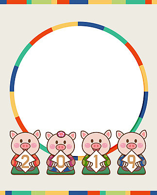 동물 한국전통 겨울 여러마리 일러스트 근하신년 새해 프레임 미소 들기 사람없음 컬러풀 전통무늬 전통문양 새해인사 십이지신 돼지띠 돼지 복 한복 테두리 신년캐릭터 새해복많이받으세요 색동무늬 2019년 기해년 전통프레임 국내일러스트 일러캐릭터 AI파일 캐릭터 전통 문양 계절 컬러 다수 무늬 포유류 모션 한국 표정 한자 인사 전통의상 연도 파일형식 벡터