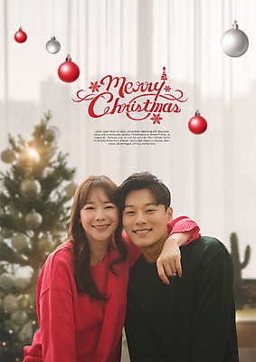 PSD 편집이미지 커플 응시 여자 남자 행복 크리스마스장식 크리스마스 어깨동무 미소 사람 상반신 20대 성인 두명 앞모습 장식 빨간색 30대 크리스마스트리 한국인 성인만 오너먼트 이미지편집 시선 기념일 감정 뷰포인트 컬러 포즈 관계 표정 동양인 청년 장년 파일형식