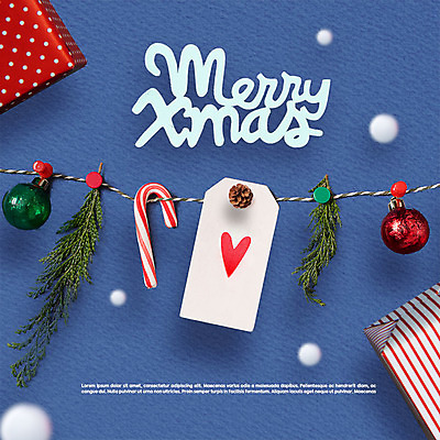 PSD 편집이미지 크리스마스장식 크리스마스 포장 선물 사람없음 장식 파란색 선물상자 꼬리표 장식볼 하트 눈 오브젝트 솔방울 솔잎 오너먼트 이미지편집 자연요소 모양 기념일 컬러 잎 날씨 상자 라벨 파일형식