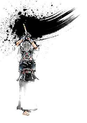 전신 PSD 남자 스포츠 일러스트 캘리그라피 붓터치 한명 성인 운동 번짐 검도 검도복 검도선수 성인남자한명만 국내일러스트 1 운동선수 건강 도복 사람 격투기 남자한명만 성인남자만 파일형식 효과