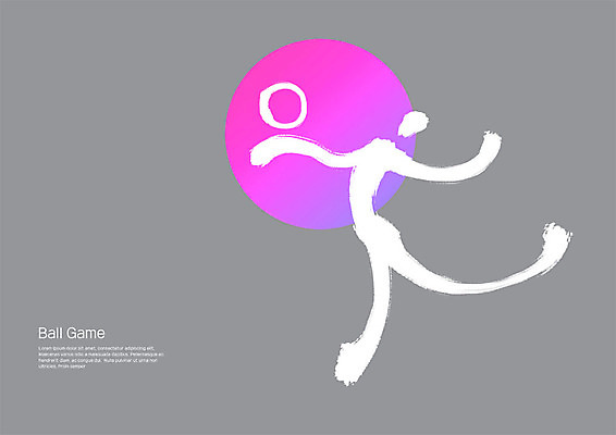 전신 PSD 스포츠 분홍색 일러스트 캘리그라피 공 붓터치 사람모양 한명 성인 사람없음 운동 회색 체조선수 번짐 체조 그라데이션 국내일러스트 모양 1 컬러 운동선수 건강 사람 파일형식 효과