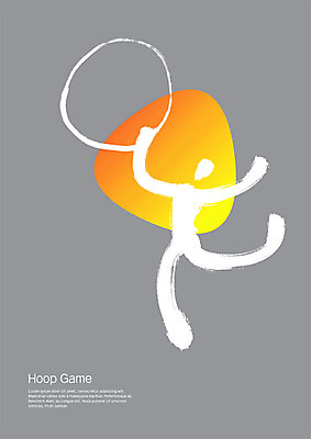 전신 PSD 스포츠 일러스트 캘리그라피 붓터치 사람모양 한명 성인 사람없음 운동 주황색 회색 체조선수 번짐 체조 훌라후프 그라데이션 국내일러스트 모양 1 컬러 운동선수 건강 사람 파일형식 효과