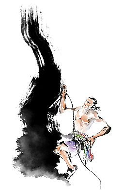 전신 PSD 남자 스포츠 일러스트 캘리그라피 붓터치 운동선수 한명 성인 레포츠 운동 검은색 번짐 클라이밍 성인남자한명만 국내일러스트 1 컬러 레저 건강 사람 등반 남자한명만 성인남자만 파일형식 효과