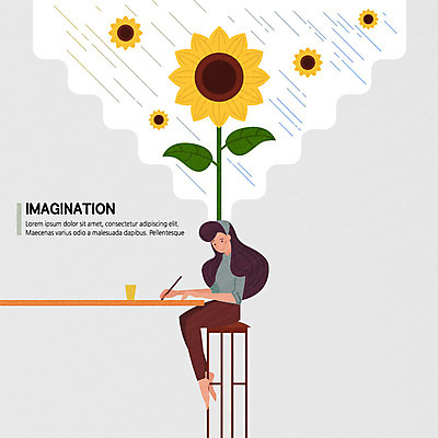 전신 여자 의자 일러스트 상상 탁자 해바라기 한명 미소 사람 앉기 성인 컵 연필 그리기 성인여자한명만 국내일러스트 AI파일 1 식기 꽃 가구 모션 학용품 표정 필기구 여자한명만 성인여자만 파일형식 벡터