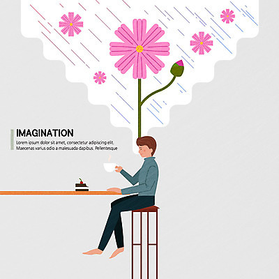 전신 남자 꽃 의자 일러스트 상상 탁자 티타임 한명 미소 사람 앉기 성인 마시기 조각케이크 커피잔 코스모스 성인남자한명만 국내일러스트 AI파일 식물 1 커피 가구 모션 휴식 잔 표정 케이크 남자한명만 성인남자만 파일형식 벡터