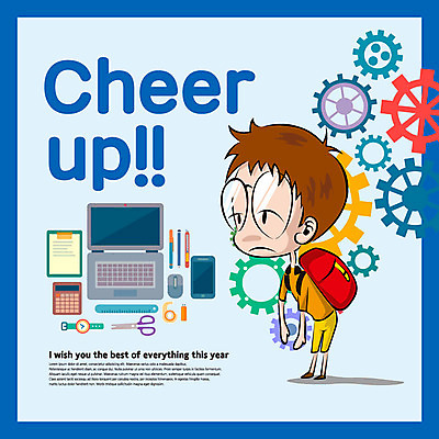 전신 교육 남자 일러스트 응원 청소년 책가방 한명 사람 파란색 노트북 스마트폰 연필 마우스 좌절 톱니바퀴 성적 격려 십대남자한명만 국내일러스트 AI파일 1 감정 컬러 컨셉 가방 모션 학용품 전자제품 핸드폰 스마트기기 필기구 컴퓨터용품 남자한명만 십대남자만 파일형식 벡터