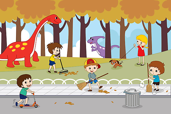 전신 한마리 공원 여자 남자 도로 어린이 낙엽 여러마리 일러스트 거리 미소 사람 여러명 쓰레기통 강아지 빗자루 청소 공룡 퀵보드 어린이만 국내일러스트 AI파일 1 공공시설 길 교통수단 다수 잎 교통시설 파충류 표정 반려동물 개 청소도구 파일형식 벡터