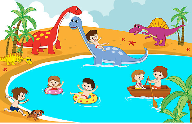 전신 한마리 여자 남자 수영복 어린이 바다 여러마리 일러스트 물놀이 사람 여러명 상반신 야자수 강아지 나룻배 공룡 튜브 놀기 어린이만 국내일러스트 AI파일 나무 1 옷 다수 배_교통 파충류 모션 놀이 반려동물 개 파일형식 벡터