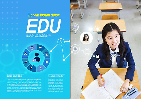 PSD 템플릿 학생 표지디자인 북디자인 출판디자인 여자 교육 교복 내지 리플렛 북커버 교실 청소년 미소 사람 팜플렛 상반신 성인 두명 10대 30대 파란색 하이앵글 시험 한국인 청소년교육 책상 시험공부 여자만 이미지템플릿 옷 뷰포인트 컬러 가구 학교 표정 동양인 장년 학습 파일형식