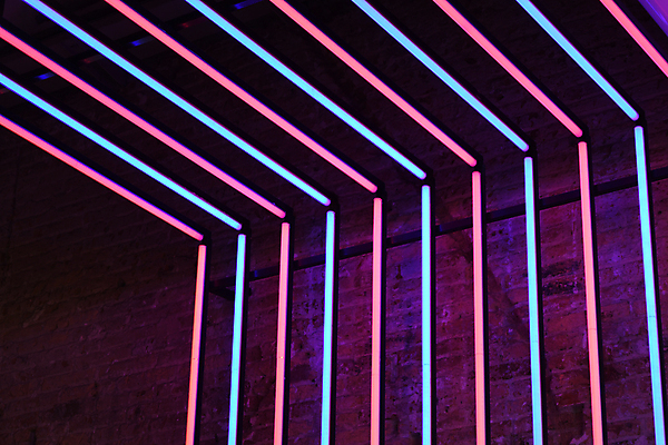 포토 JPG 해외이미지 벽 백그라운드 추상 사람없음 그래픽 장식 빛 컬러풀 복고 네온 스타일 해외포토 컬러 무늬 파일형식 이미지허브