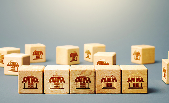 포토 JPG 해외이미지 비즈니스 사람없음 상점 여러개 일렬 나무블록 해외포토 다수 목재 블록 파일형식 이미지허브