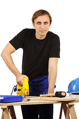 포토 JPG 해외이미지 직업 노동자 한명 목재 파란색 장비 흰색 작업 망치 고립 하드웨어 해외포토 나무 1 컬러 재료 사람 컴퓨터 공구 파일형식 이미지허브