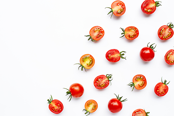 포토 JPG 해외이미지 토마토 방울토마토 단면 실내 사람없음 흰배경 카피스페이스 해외포토 백그라운드 채소 내부 공백 흰색 파일형식 이미지허브