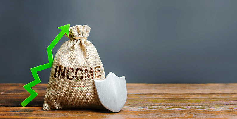 포토 JPG 해외이미지 화살표 컨셉 돈 회색배경 사람없음 금융 성장 돈자루 재산 보호 보안 방패 소득 수입 해외포토 백그라운드 안전 경제 회색 파일형식 이미지허브