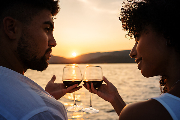 포토 JPG 해외이미지 커플 여자 기념일 행복 안경 결혼 2 와인잔 데이트 관계 응원 청소년 결혼식 남편 함께함 발렌타인데이 사람 두명 빛 햇빛 반사 와인 황혼 기쁨 신혼여행 마시기 축하 잡기 아내 화려 저녁 크리스탈 레드와인 장면 히스패닉 설정 축배 해외포토 잡화 감정 컨셉 술잔 모션 데이이벤트 주류 이벤트 태양 일몰 야간 광석 파일형식 이미지허브