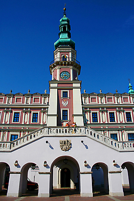 포토 JPG 해외이미지 유럽 여행 하늘 사람없음 파란색 시장 중앙 정사각형 타운 폴란드 옛날 해외포토 도형 나라 컬러 도시 파일형식 이미지허브