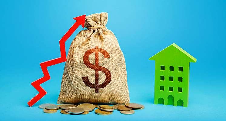 포토 JPG 해외이미지 화살표 컨셉 돈 부동산 사람없음 달러 동전 성장 돈자루 재산 가격 파란배경 상승 가치 부동산가격 집모양 비용 해외포토 모양 백그라운드 금융 경제 파란색 파일형식 이미지허브