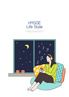 전신 PSD 라이프스타일 여자 행복 여유 일러스트 한명 미소 사람 앉기 성인 취미 스마트폰 헤드셋 음악감상 야간 창가 힐링 향초 안식처 성인여자한명만 휘게라이프 소확행 국내일러스트 자연요소 1 감정 음향기기 초 창문 모션 휴식 표정 생활 핸드폰 스마트기기 헤드폰 감상 신조어 여자한명만 성인여자만 파일형식