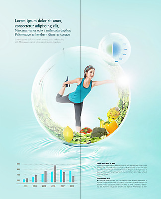 전신 PSD 템플릿 표지디자인 북디자인 출판디자인 여자 내지 리플렛 하늘색 채소 북커버 과일 요가 그래프 건강 한명 사람 팜플렛 20대 성인 운동 건강관리 한국인 요가자세 물방울 요가복 식단 성인여자한명만 홈트레이닝 오하운 이미지템플릿 1 웰빙 포즈 관리 동양인 청년 파란색 운동복 신조어 여자한명만 성인여자만 파일형식