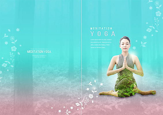 전신 PSD 템플릿 표지디자인 북디자인 출판디자인 여자 표지 꽃 리플렛 북커버 요가 자연 한명 사람 팜플렛 20대 성인 운동 건강관리 한국인 요가자세 숲속 명상 요가복 성인여자한명만 이미지템플릿 식물 1 웰빙 포즈 건강 관리 동양인 청년 운동복 숲 생태계 여자한명만 성인여자만 파일형식