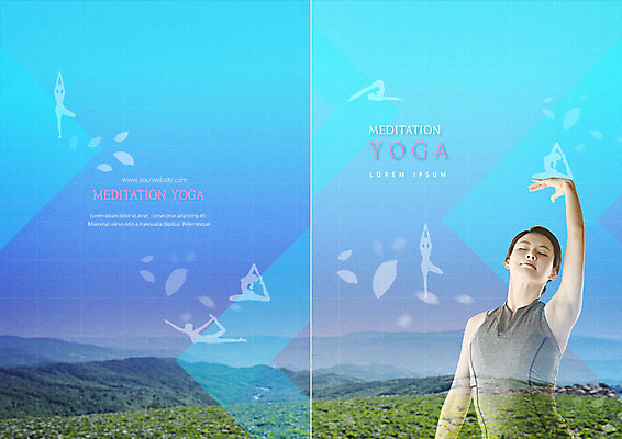 PSD 템플릿 표지디자인 북디자인 출판디자인 여자 표지 리플렛 북커버 요가 산 한명 사람 팜플렛 상반신 성인 30대 파란색 운동 건강관리 한국인 요가자세 요가복 성인여자한명만 이미지템플릿 1 웰빙 컬러 포즈 건강 관리 동양인 장년 운동복 여자한명만 성인여자만 파일형식