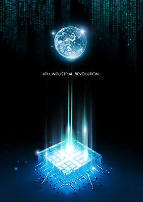 PSD 편집이미지 지구 정보기술 사람없음 파란색 빛 정보 회로판 반도체 혁명 기술혁신 사물인터넷 4차산업 빅데이터 AI_인공지능 이미지편집 산업 컬러 컨셉 기술 파일형식