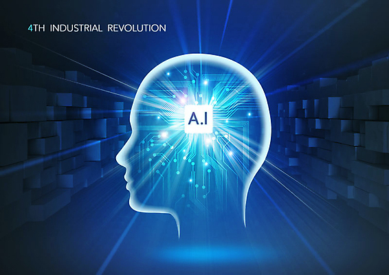 PSD 편집이미지 정보기술 사람없음 파란색 빛 정보 회로판 로봇 입체 두뇌 혁명 기술혁신 사물인터넷 4차산업 빅데이터 AI_인공지능 이미지편집 산업 컬러 컨셉 기술 뇌 파일형식