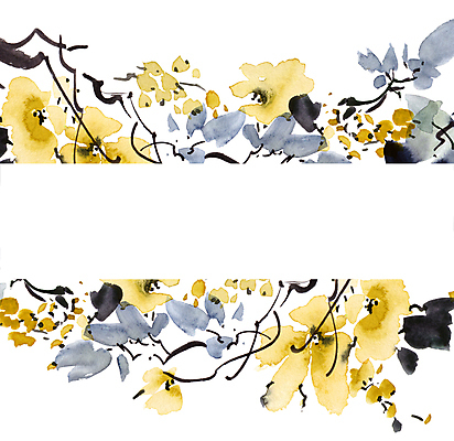 JPG 해외이미지 식물 꽃 일러스트 붓터치 수채화 동양인 사람없음 그림 번짐 해외일러스트 인종 파일형식 효과 이미지허브