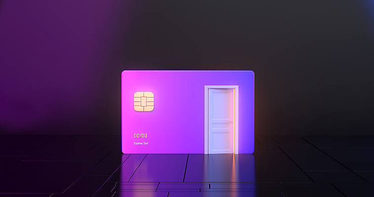 포토 JPG 해외이미지 사람없음 빛 쇼핑 반사 3D 문 보라색 오픈 신용카드 해외포토 컬러 금융 디지털합성 파일형식 이미지허브