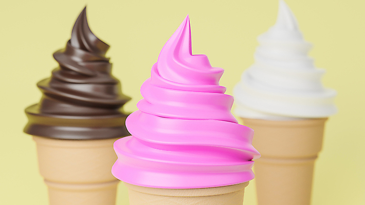 포토 JPG 해외이미지 백그라운드 종류 사람없음 3D 다양 콘아이스크림 소프트아이스크림 해외포토 다수 아이스크림 디지털합성 파일형식 이미지허브