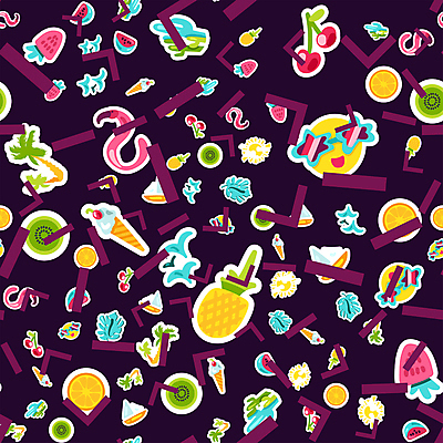 JPG 해외이미지 디자인 바다 백그라운드 잎 요트 일러스트 딸기 아이스크림 수박 선인장 사람없음 선글라스 야자수 태양 보라색 체리 플라밍고 파인애플 열대잎 스타일 키치 해외일러스트 자연요소 나무 식물 안경 컬러 컨셉 배_교통 과일 조류 디저트 열대과일 파일형식 이미지허브