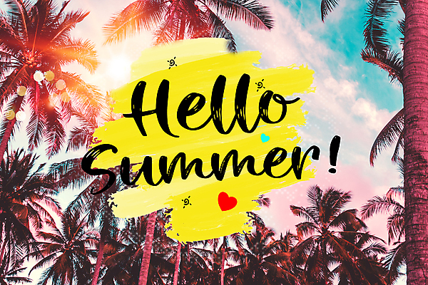 포토 JPG 해외이미지 손글씨 하늘 붓터치 타이포그라피 사람없음 야자수 레터링 해외포토 나무 문자 파일형식 이미지허브